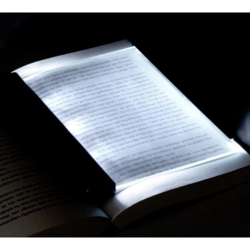 Panoul luminos LED pentru citit, accesoriu modern si practic, creat pentru lectura confortabila in conditii de lumina redusa, iluminare uniforma, lumineaza intreaga pagina, fara reflexii, NETERRA
