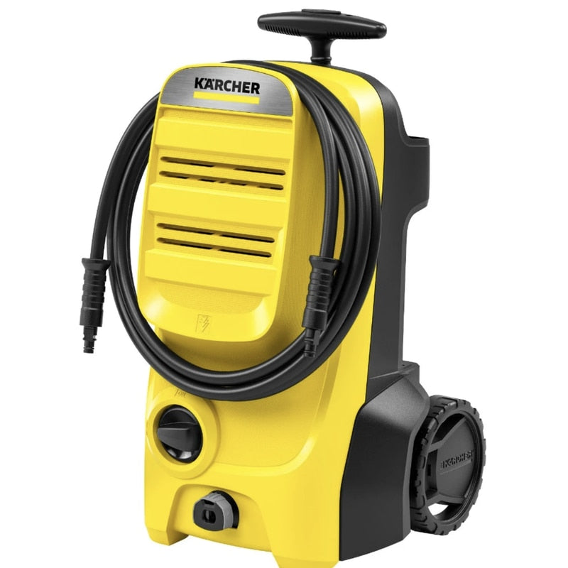 Aparat de spalat cu presiune, Karcher, 1800 W, 30 mc/h, 130 Bar max, 420 l/h max, 40 grade max, maner telescopic, furtun aspirare detergent, IPX5, 6.3 kg, 230V, mobil pe roti, accesorii incluse