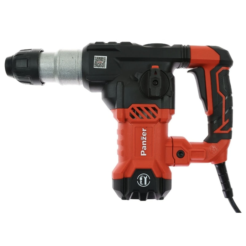 Ciocan rotopercutor Panzer, 1500 W, cu cablu, 920 rpm, SDS-plus, cu ochelari de protectie, 3.3 J, 230V, pentru otel, beton, lemn, 4250 percutii bpm, gaurire cu / fara percutie, daltuire, protectie II