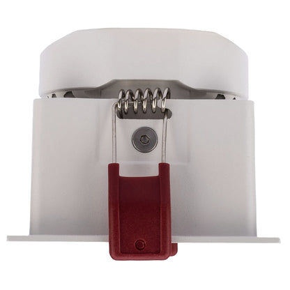 Spot incastrat, alb, 12W, 1100 lm, lumina neutra, 4000K, patrat, IP 20, adancime 6.7 cm, latura 8.4 cm, 20.000 ore, usor de montat, 220V
