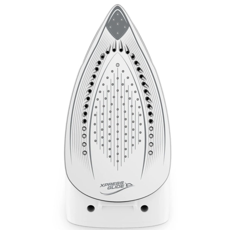 Statie de calcat Tefal Express Optimal, 2200 W, 1.2 litri, jet de abur 190 g/min, talpa Xpress Glide, jet de abur vertical, presiune 5 bar, oprire automata, functie anticalcar, alb albastru
