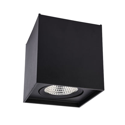 Spot LED aparent PC 01 70443, 10W, lumina neutra, orientabil, negru mat
