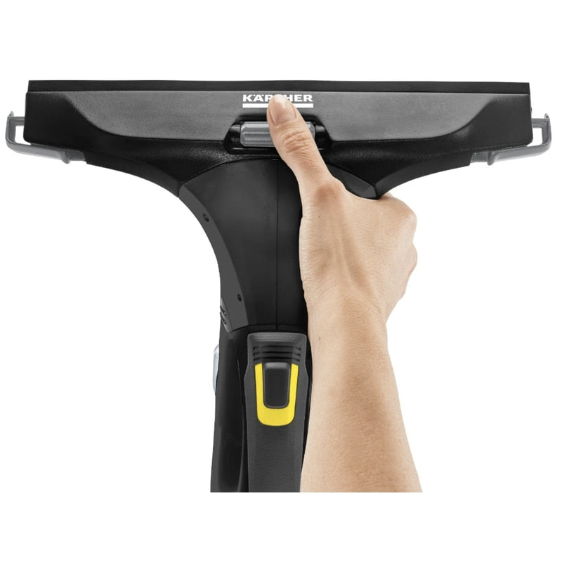Aspirator geamuri Karcher, aspirare umeda, acumulator, 0.1 l, negru, acumulator 3 ore incarcare, 35 min functionare, compact, silentios, 10W, 230V, 1.2 kg, 12.5 x 28 x 32.5 cm