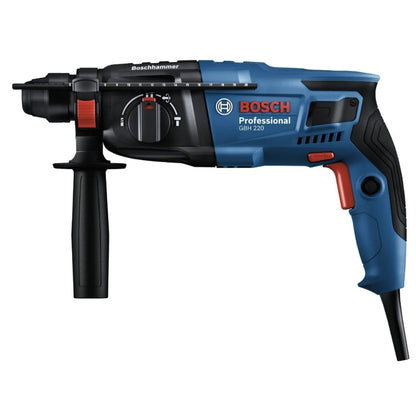 Ciocan rotopercutor Bosch Professional, 720 W, 2000 rpm, SDS-plus, cu valiza inclusa, otel, lemn beton, 4800 turatie nominala, 2J, gaurire cu sau fara percutie si daltuire, 4.15 m, 2.3 kg, 230V