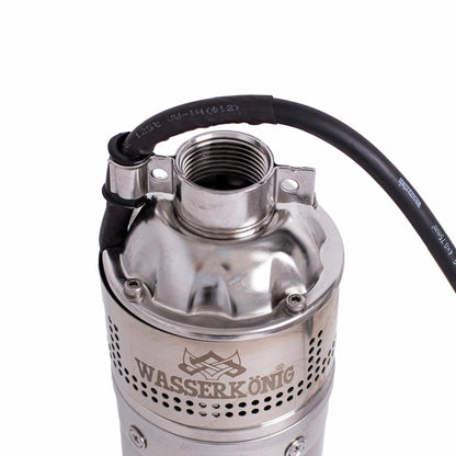Pompa submersibila, apa curata, carcasa pompei din material inoxidabil, 3 mc/h, inaltimea maxima de refulare 64 m, 1000 W