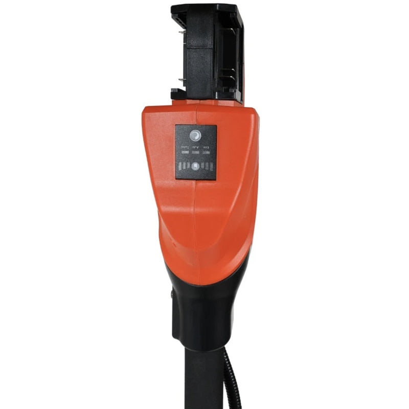 Coasa electrica Panzer, 30 cm, alimentare pe 2 acumulatori neinclusi de 18 V, 7500 rpm maxim, motor durabil, puternic si silentios, 3.55 kg, 96 dB, include Curea de umar, diametru de taiere 25.5 cm