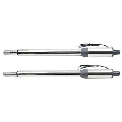 Kit automatizare porti batante PNI, cu 2 motoare 40 W, telecomenzi si panou de control, fotocelule si lampa, pana la 50 m, IP 55, lungime poarta 2 x 2.5 m, greutate poarta 200 kg, baterii incluse