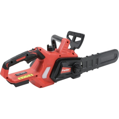 Fierastrau electric cu lant Panzer, acumulator 18 V, fara fir, 2600 rpm, lungime sine 30, 5 cm, rosu-negru