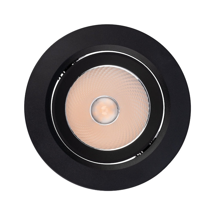 Spot LED incastrat PT 08 70431, 10W, lumina neutra, orientabil, negru mat