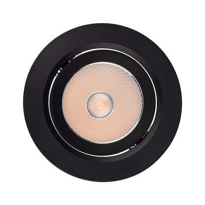 Spot LED incastrat PT 08 70431, 10W, lumina neutra, orientabil, negru mat