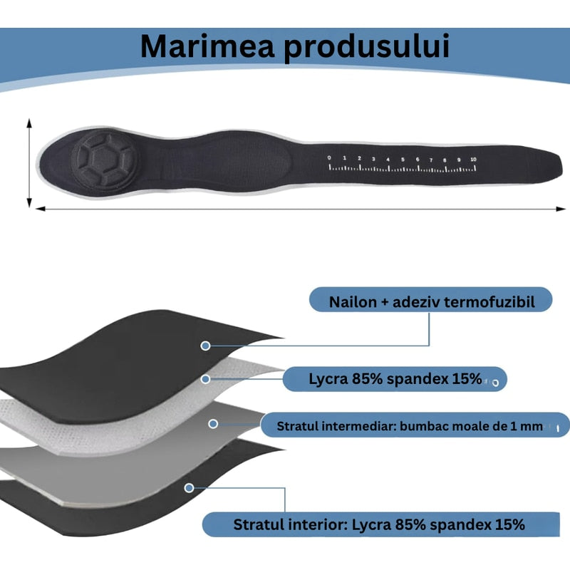 Suport tip Orteza pentru cot reglabila, accesoriu medical pentru ameliorarea durerilor cauzate de dureri la tenis, sala, efort fizic, marime universala, NETERRA, pentru epicondilita
