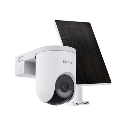 Camera de supraveghere EZVIZ CS-HB8c/SP, 4MP, panou solar 5W, alb, exterior, IP65, Pan/Tilt