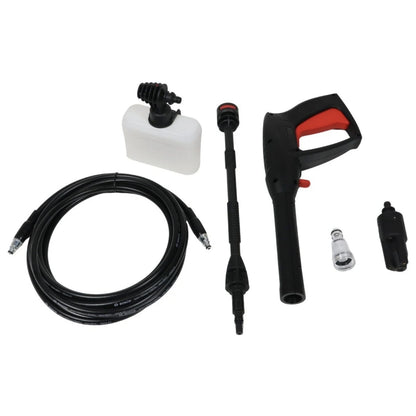 Aparat de spalat cu presiune, Bosch, 1500 W, 360 l/h, 125 bari, furtun 5 m + kit accesorii, duza 3 in 1 jet, indeparteaza murdaria persistenta pe terase, alei, masini, mobilier gradina, autoturisme