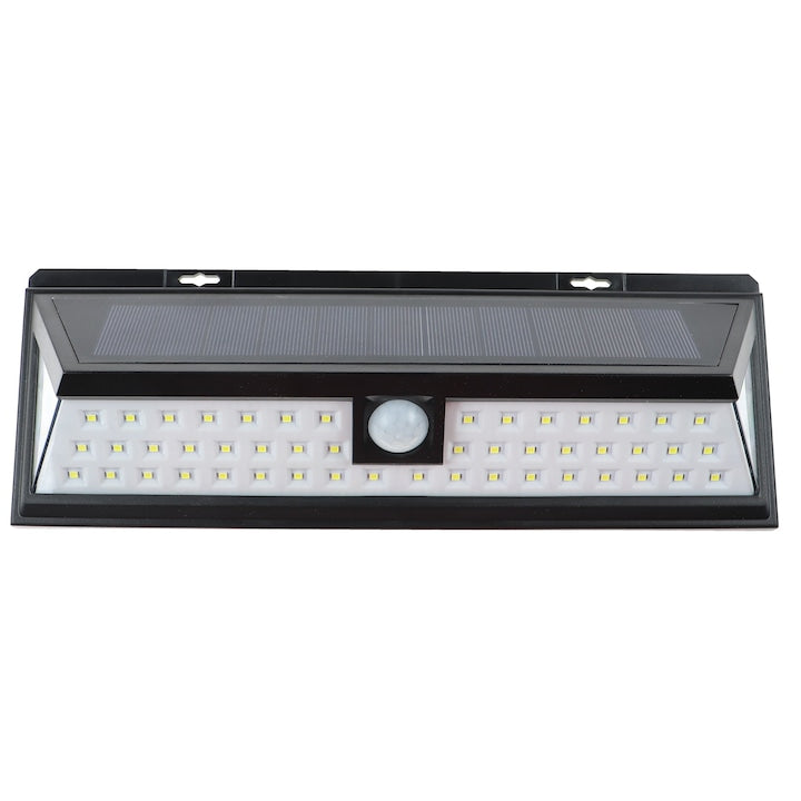 Aplica solara LED, 5W, 360lm, lumina rece, cu senzor de miscare, 3 moduri de iluminare