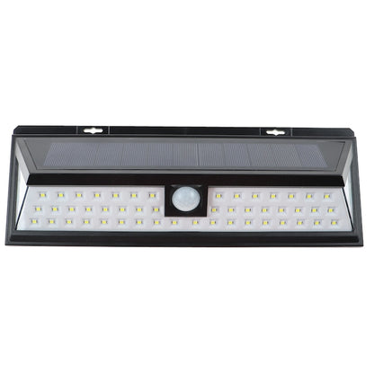 Aplica solara LED, 5W, 360lm, lumina rece, cu senzor de miscare, 3 moduri de iluminare