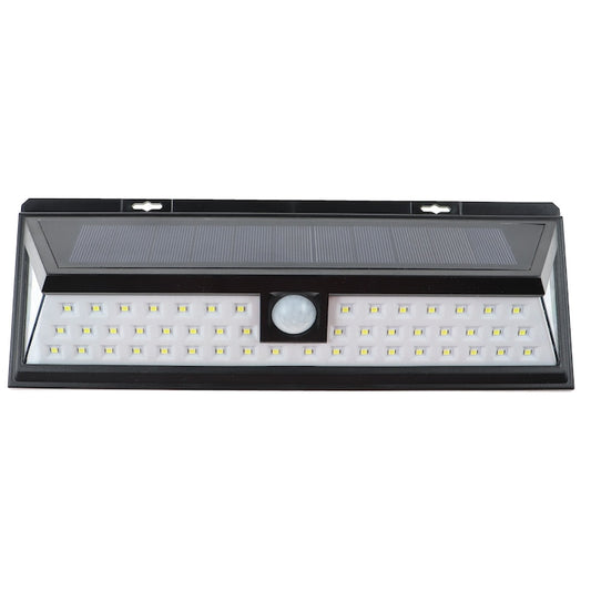 Aplica solara LED, 5W, 360lm, lumina rece, cu senzor de miscare, 3 moduri de iluminare