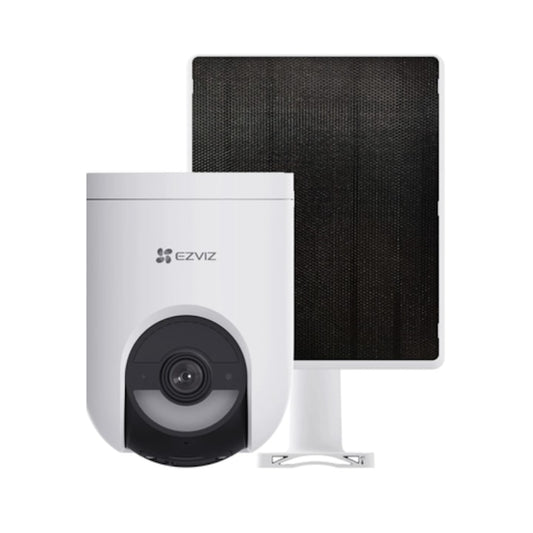 Camera de supraveghere EZVIZ CS-HB8c/SP, 4MP, panou solar 5W, alb, exterior, IP65, Pan/Tilt