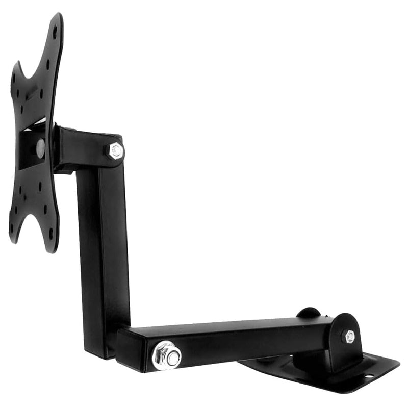 Suport de perete cu brat mobil televizor 14 – 55 inch, maxim VESA 400 x 400, unghi rotitre lateral +-90, TV sau monitor in living, dormitor, birou sau bucatarie, pentru majoritatea modelelor, NETERRA
