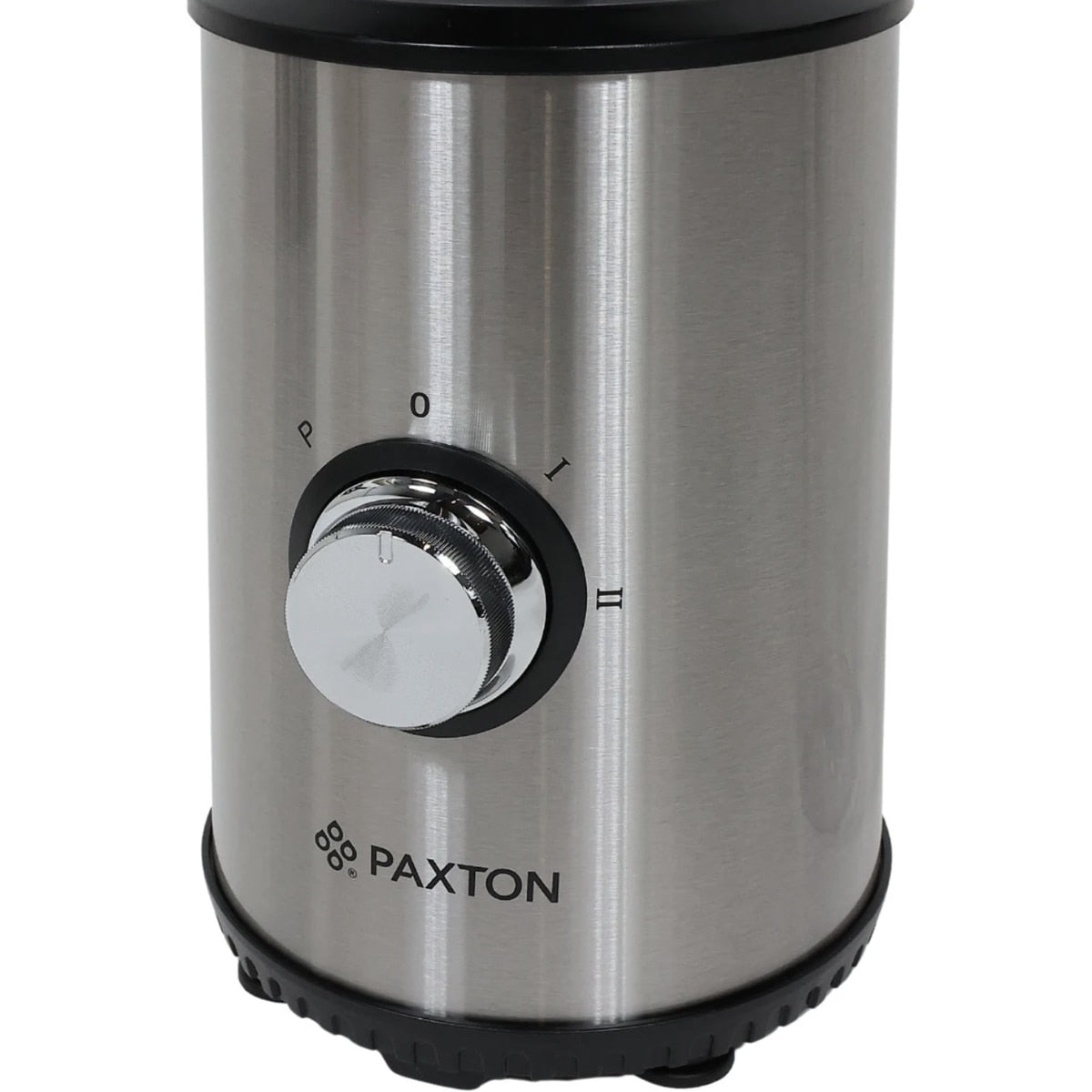 Blender, Paxton, 350 W, 2 trepte de viteza, 0.6 litri, functie Pulse, lama inox, include 2 recipiente sport to go, 2 capace etanse pentru baut argintiu, antialunecare, 1.3 kg, cablu 0.8 m, 230V