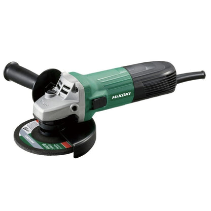 Polizor unghiular Hikoki, 600 W, 11500 rpm, 125 mm, greutate redusa 1.8 kg, finisarea pieselor din otel, bronz sau aluminiu, aparatoare disc, maner lateral, 230 V, Sistem de blocare