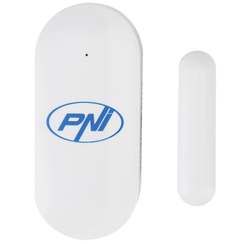 Sistem alarma wireless PNI, control Tuya, actiune 100 metri, detectie de miscare, de la -26 la +60 grade, 230V, alb si negru, IP20
